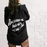 バックメッセージシャツ