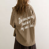 バックメッセージシャツ