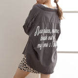 バックメッセージシャツ