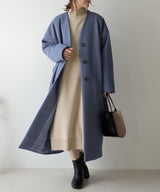 バックスリットニットワンピース