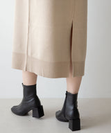 バックスリットニットワンピース