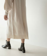 バックスリットニットワンピース