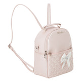 パールドットリボンビジューリュック