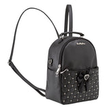 パールドットリボンビジューリュック