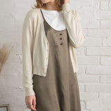 【メール便】ウォッシャブル選べる丈カーディガン【ニット】