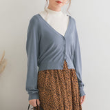 【メール便】ウォッシャブル選べる丈カーディガン【ニット】