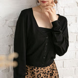 【メール便】ウォッシャブル選べる丈カーディガン【ニット】