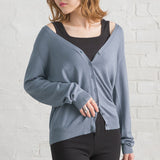 【メール便】ウォッシャブル選べる丈カーディガン【ニット】