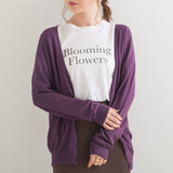 【メール便】ウォッシャブル選べる丈カーディガン【ニット】