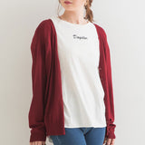 【メール便】ウォッシャブル選べる丈カーディガン【ニット】