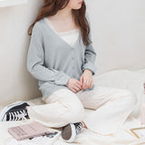 【メール便】ウォッシャブル選べる丈カーディガン【ニット】