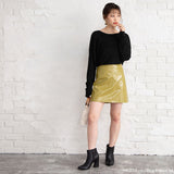 前後2WAYウォッシャブルカシュクールニット