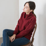もちもちタートルネックニットトップス