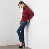 もちもちタートルネックニットトップス