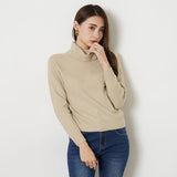 もちもちタートルネックニットトップス