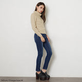 もちもちタートルネックニットトップス