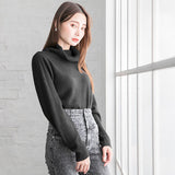 もちもちタートルネックニットトップス