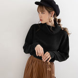 もちもちタートルネックニットトップス