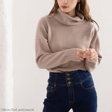 もちもちタートルネックニットトップス