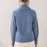 もちもちタートルネックニットトップス