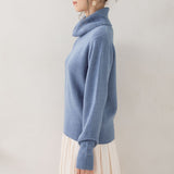 もちもちタートルネックニットトップス