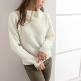 もちもちタートルネックニットトップス