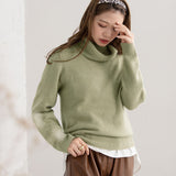 もちもちタートルネックニットトップス