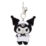 【海外発送不可】サンリオキャラクターズエプロンぬいぐるみキーチェーン