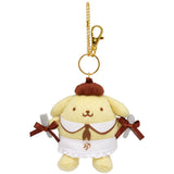 【海外発送不可】サンリオキャラクターズエプロンぬいぐるみキーチェーン