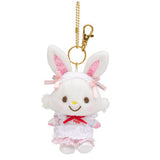 【海外発送不可】サンリオキャラクターズエプロンぬいぐるみキーチェーン