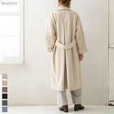 バックタックダブルフェイステーラードコート