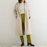 バックタックダブルフェイステーラードコート