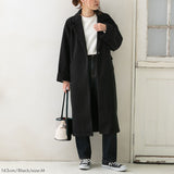 バックタックダブルフェイステーラードコート