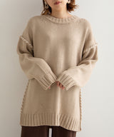 ハンドステッチオーバーサイズニット