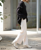 ハンドステッチオーバーサイズニット