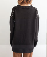 ハンドステッチオーバーサイズニット