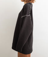 ハンドステッチオーバーサイズニット