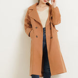 ベルト付きガウンコート