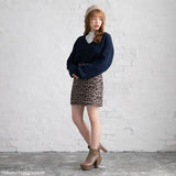 オーバーサイズVネックニットトップス