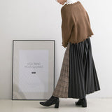 ダメージニットトップス