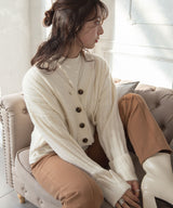 クロップドニットカーディガン