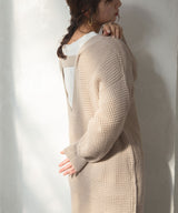 バックオープンニットワンピース