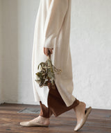 バックオープンニットワンピース