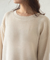 バックオープンニットワンピース