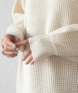 バックオープンニットワンピース