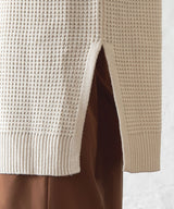 バックオープンニットワンピース