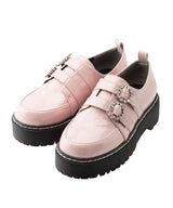 【新春セール】ダブルビジューバックルパンプス【大きいサイズ有】