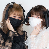 【メール便】レース&シルクのマスクカバー