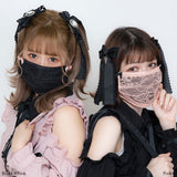【メール便】レース&シルクのマスクカバー