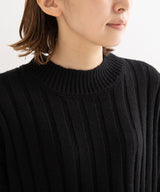 フェイクレイヤードリブニット